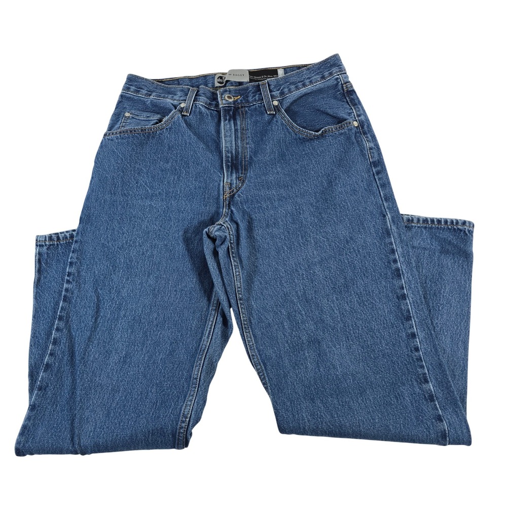 Levi‎ Strauss Silver Tab 94 Baggy Blue Denim Jeans Women Size 31